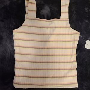 Striped small tank top